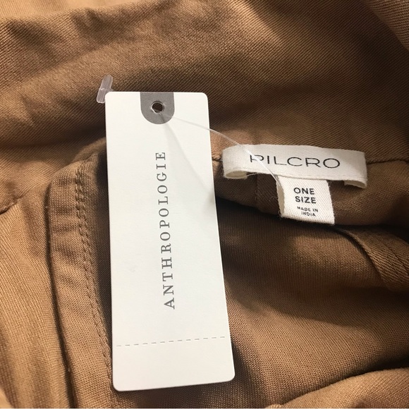 Anthropologie Pilcro Khaki Oversize Poncho Utility Jacket in Tan Color One Size - Picture 10 of 12